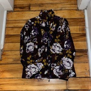 Land’s End Floral Jacket size 6 to 8 light puffer jacket. Fall, floral, …
